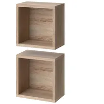 Vicco Wandregal Badregal Regalfach Senyo Sonoma 25 x 25 cm 2er Set