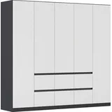 Rauch Drehtürenschrank MAINZ 226 x 210 x 54 cm Grau