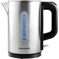 Hanseatic Wasserkocher HWK1752200SD, 1,75 l, 2200 W silberfarben