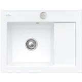 Villeroy & Boch Subway 45 Compact links stone white + Excenterbetätigung + Lochbohrung 3