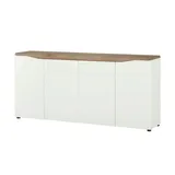 Höffner Kommode ¦ weiß ¦ Maße (cm): B: 189 H: 88 T: 40.0