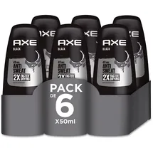 Axe Roll On Black Deodorant 6 x 50 ml
