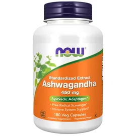 NOW Foods Ashwagandha Extrakt 450 mg Vegane Kapseln 180 St.