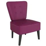 MEET Sessel Brighton Kunstleder 41 x 0 x 0 cm lila gepolstert