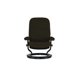 Stressless Relaxsessel Leder 85 x 100 x 77 cm Braun mit Hocker
