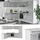 Vicco Winkelküche L-Form 227 x 287 cm Beton/Weiß