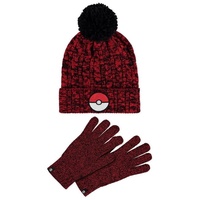 POKÉMON Baskenmütze Pokémon - Men's Giftset (Beanie & Knitted Gloves) Multicolor Neu Top