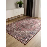 benuta Teppich George, rechteckig, Höhe: 5 mm, Vintage-Look, Kurzflor, Teppich Wohnzimmer, Schlafzimmer, Waschbar beige|bunt rechteckig | 200 cm x 300 cm x 5 mm