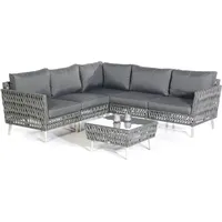 Sunny Smart Lounge Gruppe Lancaster metallic-schwarz