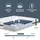 The White Stone Matratze 130 x 195 cm H3 Leinen