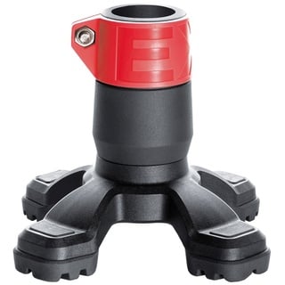 Ossenberg 4-Punkt Gummikapsel SAFETY FOOT in rot mit Stahleinlage für Rohrdurchmesse 22-23mm