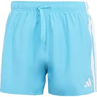 adidas 3-Streifen 3-Inch Badeshorts Lucid Cyan / White S