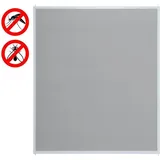 Estexo Fliegengitter Insektenschutz Fenster 130 x 150 cm Weiß/Grau