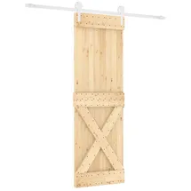 vidaXL Schiebetür rechts 80 x 210 cm Weiß