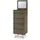SalesFever Kommode hoch 45 x 110 x 40 cm Grau