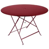 Fermob Bistro Klapptisch Ø117x74cm Stahl Rot