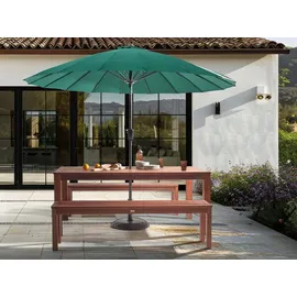 Beliani Tuscania Gartentisch 180 x 100 x 73 cm Dunkelbraun