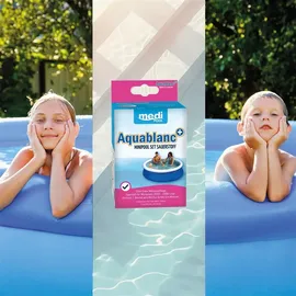mediPool Aquablanc Mini Pool Set Sauerstoff weiß 320 g