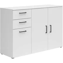 milino Kommode Multi-Stauraum 120 x 83 x 40 cm Weiß