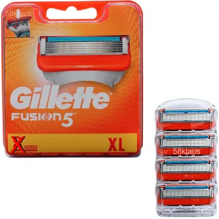 4 Gillette Fusion5 Rasierklingen im tKh ohne Verp. / 4 Stück Klingen