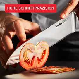 Tefal Precision Messerset 3-tlg. Kochmesser 15 cm/Universalmesser 12 cm/Schälmesser 9 cm grau