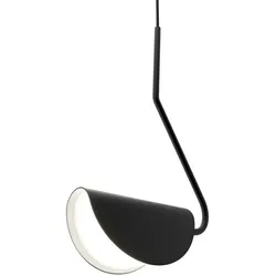 Licht-Erlebnisse Pendelleuchte NINA Schwarz Metall Acryl höhenverstellbar LE116450