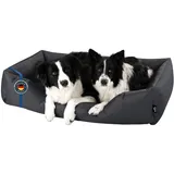 BedDog Hundebett ZARA Hundekissen mit waschbaren Bezug Hundekorb, Hundesofa, für große Hunde, XXXL