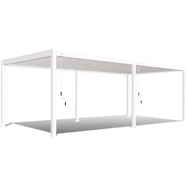 pergoline Pergola 720 x 255 x 360 cm weiß