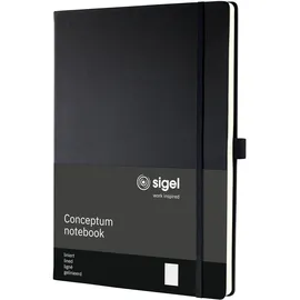 Sigel Notizbuch Conceptum A4 liniert schwarz