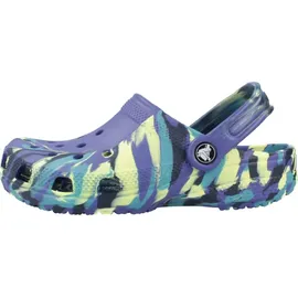 Crocs Classic Marbled Navy/Turbo Teal 29