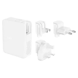 Belkin BoostCharge Pro 140 W 4-Port-GaN-Ladegerät, Weiß