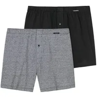 SCHIESSER Boxershorts 2er Pack Black 7 - XL