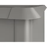Biohort Schneckenschutz HochBeet 2 x 1 m Quarzgrau-Metallic