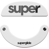 pulsar gaming gears Superglide2 Texturierte Mauspads für Pulsar X2 Series kabellose Gaming-Maus, aus robustem, langlebigem Glas, Weiß