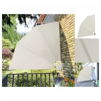 VidaXL Faltbarer Balkonfächer 210 x 210 cm creme