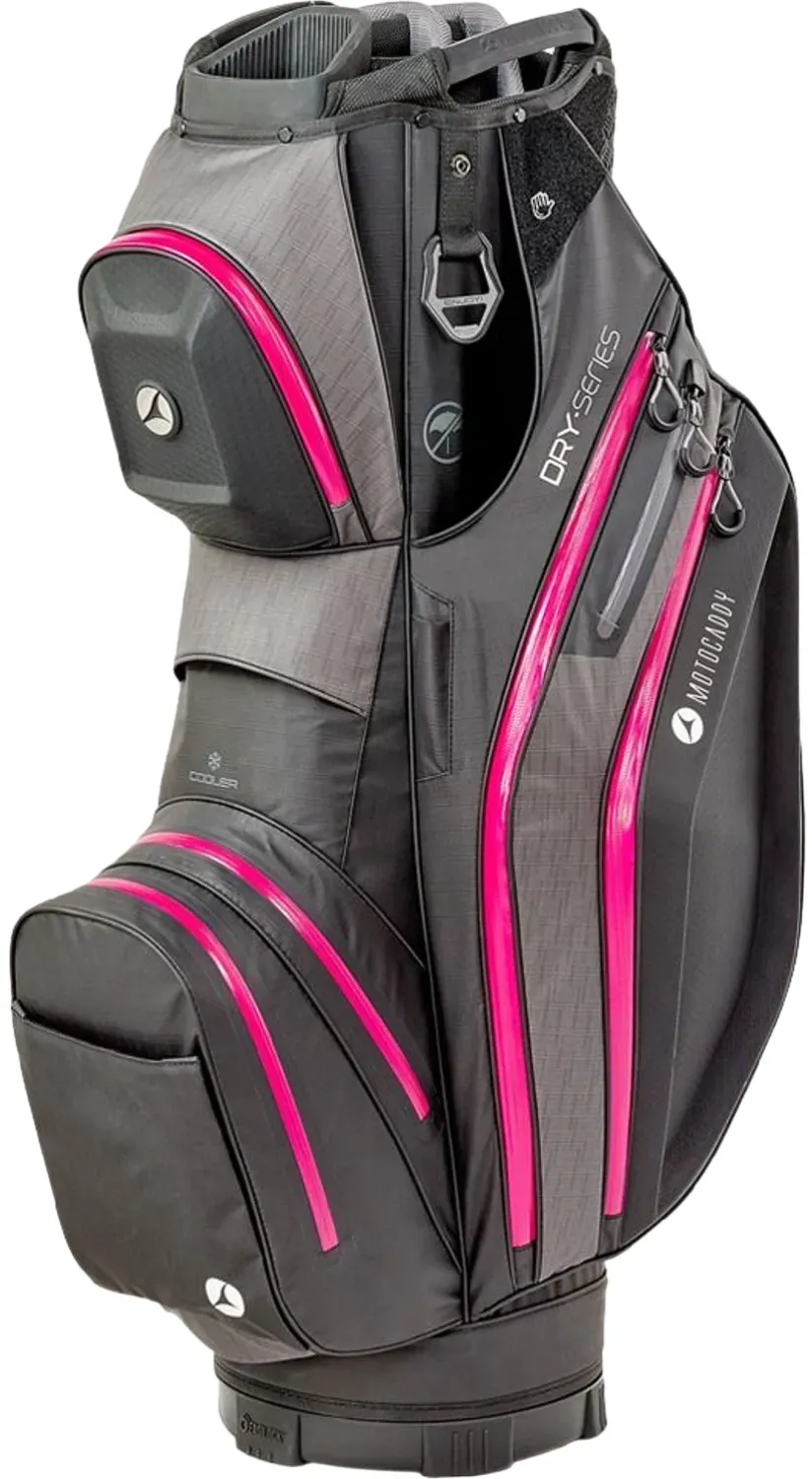 Motocaddy Cartbag Dry-Series, schwarz/pink