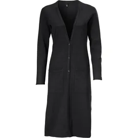 Heine Long-Strickjacke Schwarz 40