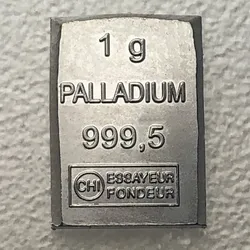 Palladiumbarren 1g CombiBar