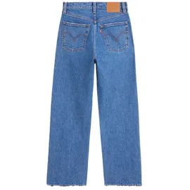 Levi's Damen Ribcage Straight Ankle Light Indigo-Worn IN, Jazz Pop, 25W / 29L