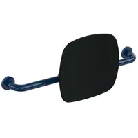 Hewi 801 Rückenstütze 801.51.916350 Wandabstand 150mm, Lehne tiefschwarz, stahlblau
