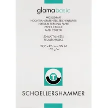 Schoellershammer DIN A3 Durchschlagpapier Transparent 102 g/m2 50 Blatt