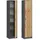 home collective Mehrzweckschrank, Anthrazit, Eiche, Holz 35x180x40 cm, Waschküche, Mehrzweckschränke
