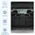 PawHut Hundegitter Auto verstellbar Schwarz 90-120 x 40,5 cm