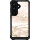 DeinDesign Nivocase Hülle für Samsung Galaxy S26 Stossfeste Handyhülle NIVOmax Case Schwarz Glitzer Look Marmor Meerjungfrau (Samsung Galaxy Smartphone Hülle, Schwarz