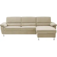 CALIZZA INTERIORS Ecksofa »Onyx L-Form«, Recamiere links oder rechts, wahlweise mit Bettfunktion, Breite 270 cm