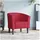 vidaXL Clubsessel Weinrot Polyester 59 x 54,5 x 72,6 cm Rot