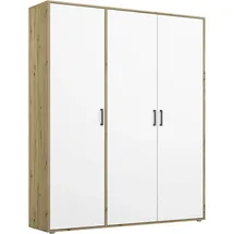 Rauch Wäscheschrank VOYAGER 140 x 194 x 53 cm Braun/Grau