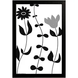 walther + design Liv Holz Bilderrahmen 20x30 cm, SCHWARZ, Blumen