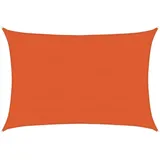 vidaXL Sonnensegel, 160 G/m2 Rechteckig, Orange 5x7 M Hdpe