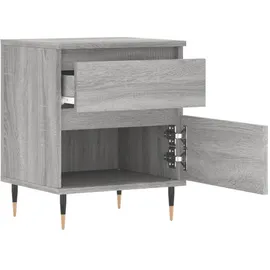 vidaXL Nachttische 2 Stk. Grau Sonoma 40x35x50 cm Holzwerkstoff